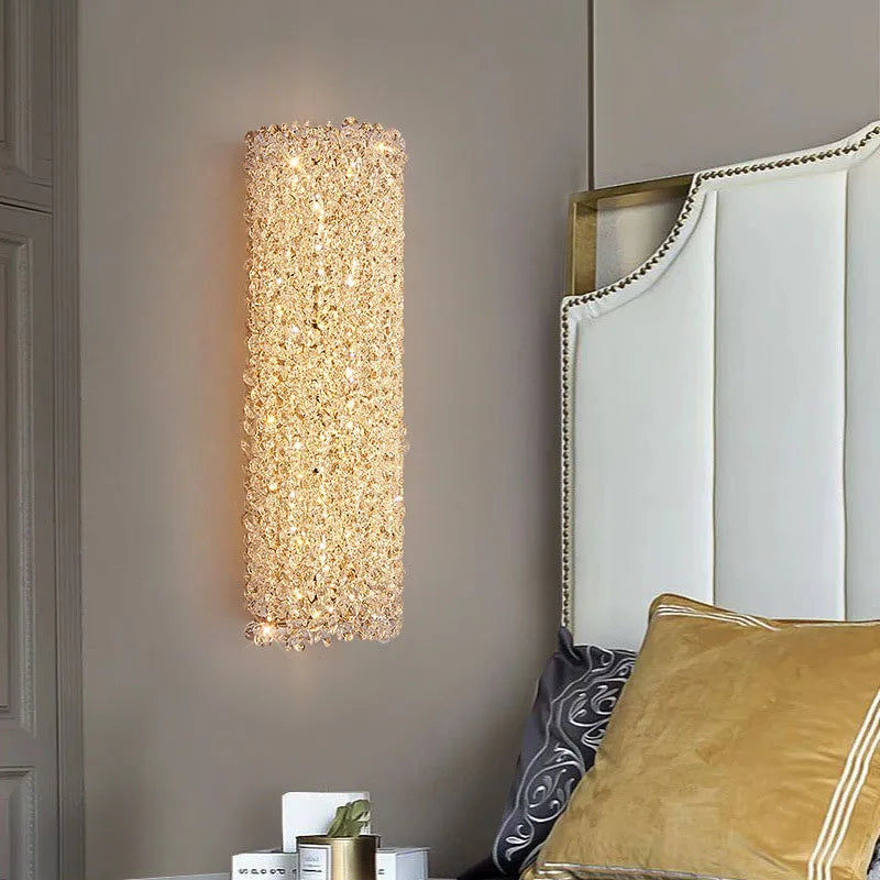Applique murale en cristal de luxe postmoderne