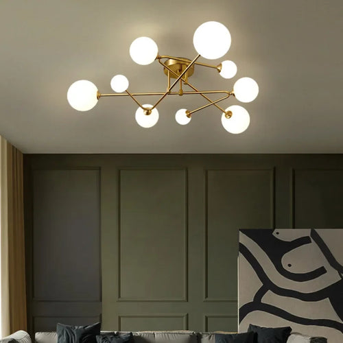 Modern nordic minimalist decorative indoor pendant light - vue 6 sur 9