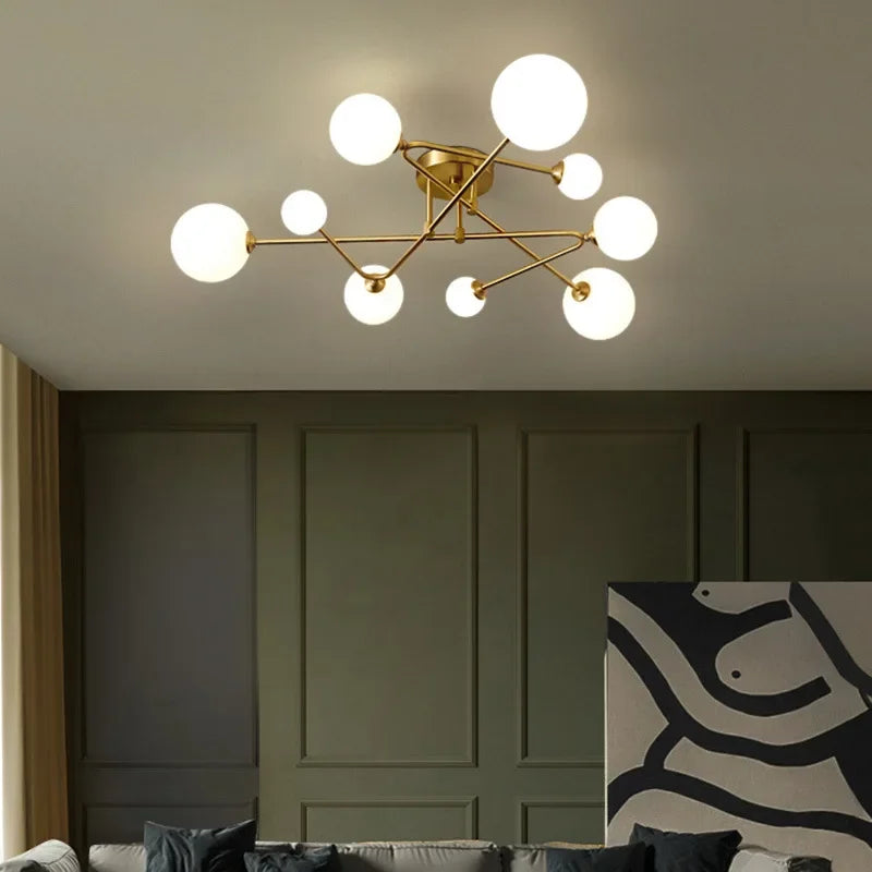 Modern nordic minimalist decorative indoor pendant light - vue 5 sur 9