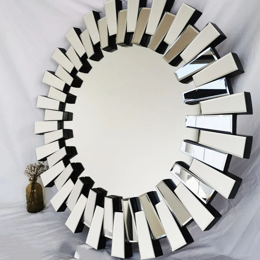 miroirs ronds décoratifs autocollants pour décoration et maquillage - vue 3 sur 7