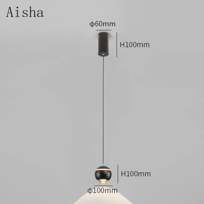 suspension moderne en forme de boule pour intérieur créatif - vue 7 sur 12