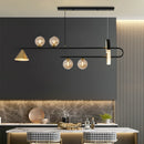 lustre style nordique moderne avec ampoule led en verre