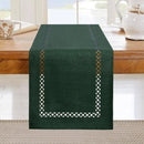 chemin de table lin ajoure style moderne repas
