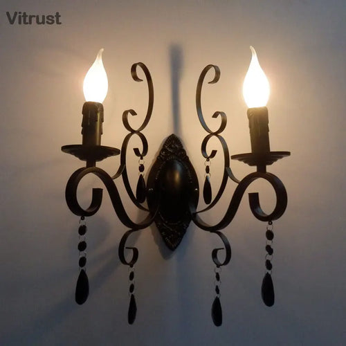 Applique murale Vintage en cristal - vue 2 sur 10
