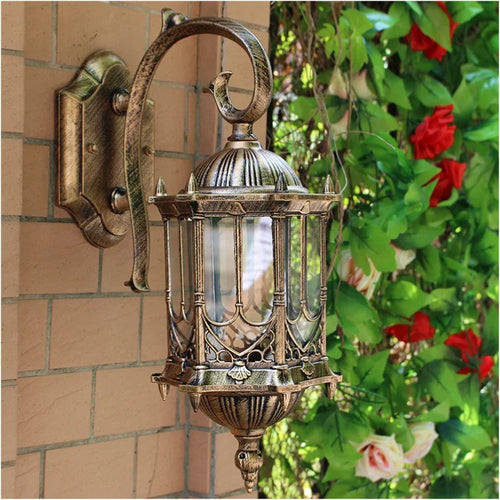 applique murale rétro d'extérieur étanche décorative pour villa wf1022