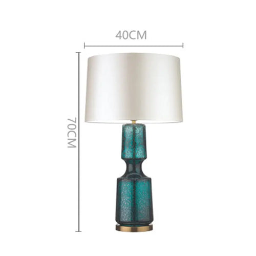 Retro glass bedside lamp with minimalist design for interior decor - vue 11 sur 12
