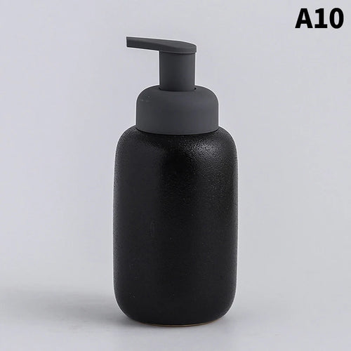 bouteille céramique distributeur savon liquide et gel douche - vue 10 sur 18