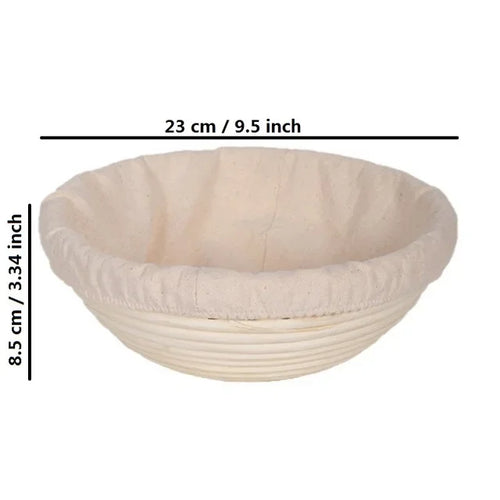 corbeille à pain en rotin panier de fermentation indonésien tissé