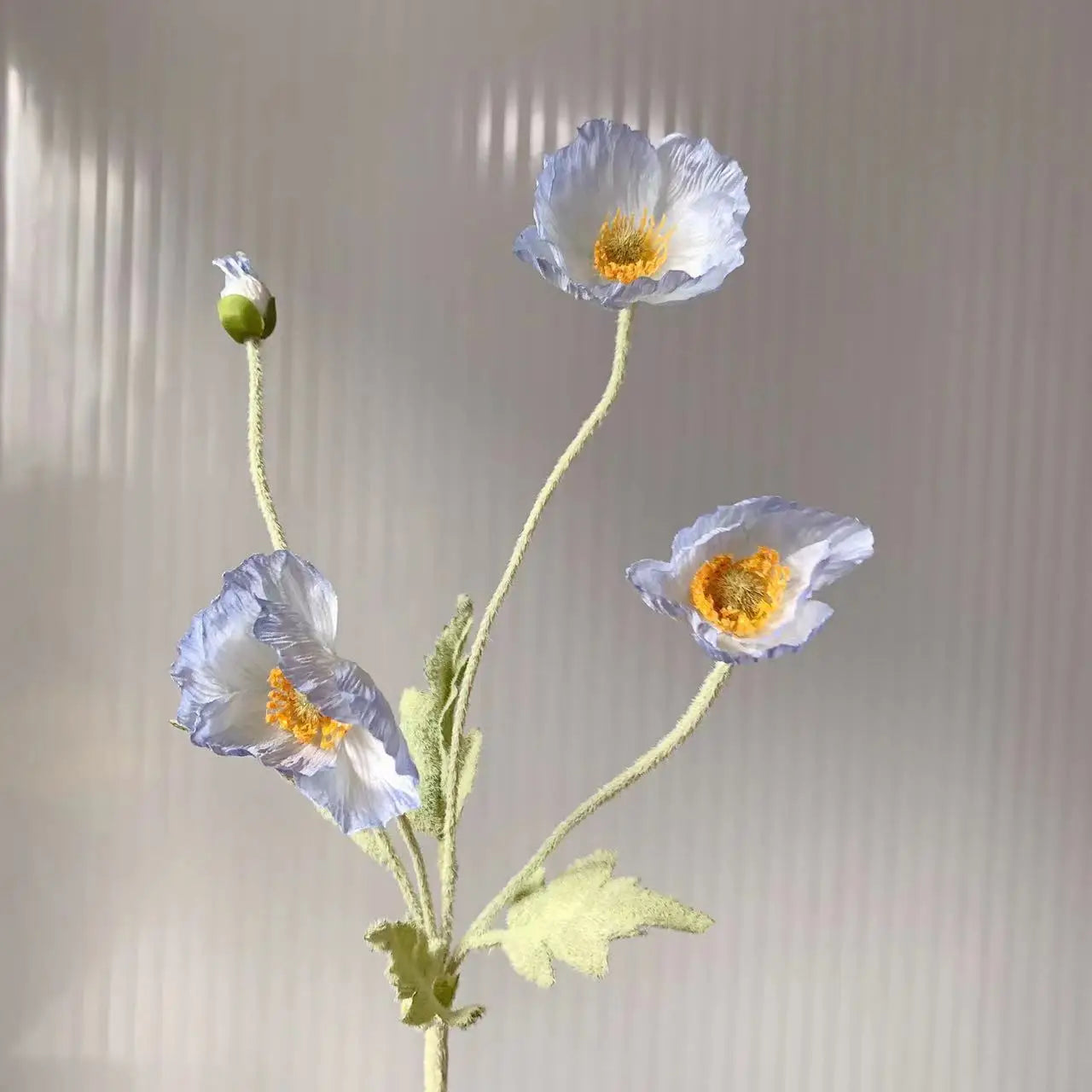 fausses fleurs de pavot en soie pour décorations de mariage et fêtes - vue 19 sur 29