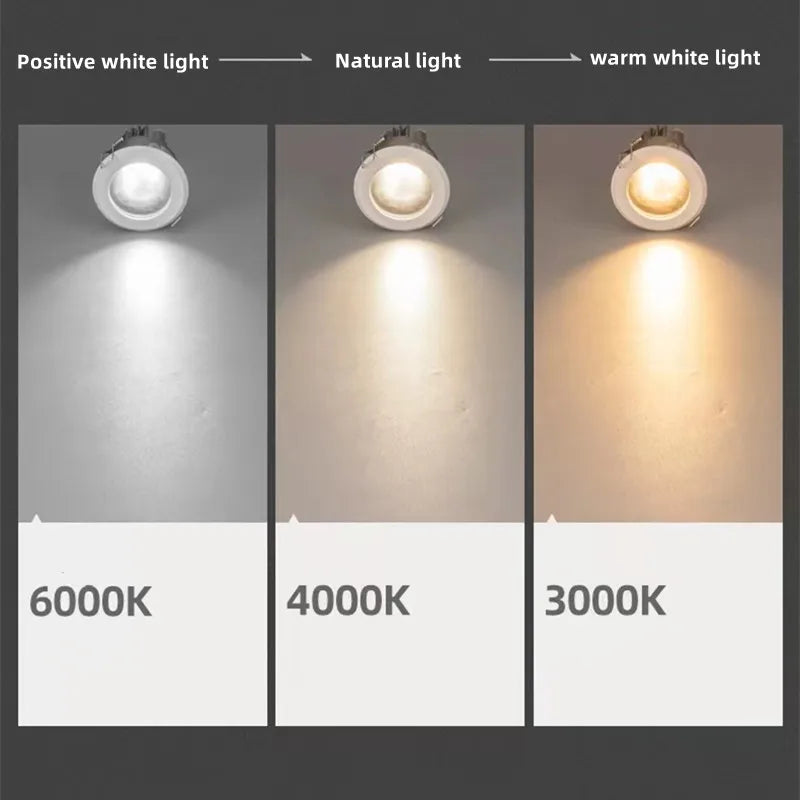 spot led rond étanche en aluminium pour éclairage intérieur extérieur - vue 5 sur 8