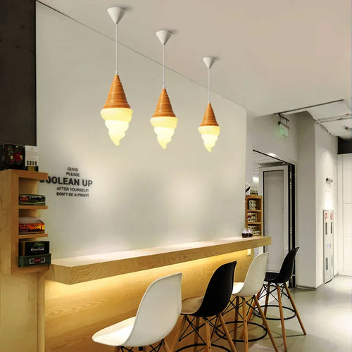 Suspension style glace à l'italienne à LED - vue 3 sur 10