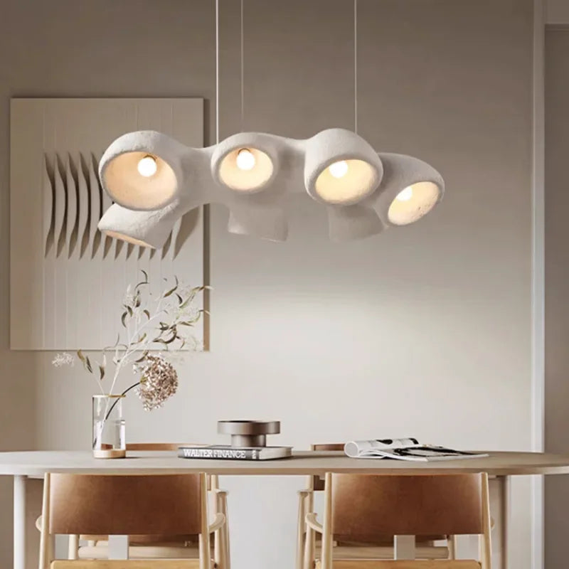 Minimalist Nordic designer chandelier - vue 5 sur 9