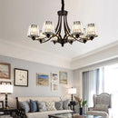 Lustre led design moderne luminaire décoratif d'intérieur