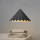 Nordic resin umbrella LED pendant light minimalist design for dining room, kitchen, home and bedroom
