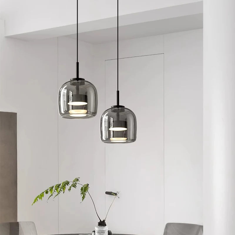 Chambre moderne salle à manger décorative led plafonniers lampes suspendues éclairage intérieur éclairage intérieur plafonnier lustre - vue 3 sur 9