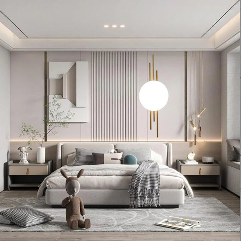Nordic luxury LED wall lamp - vue 3 sur 14