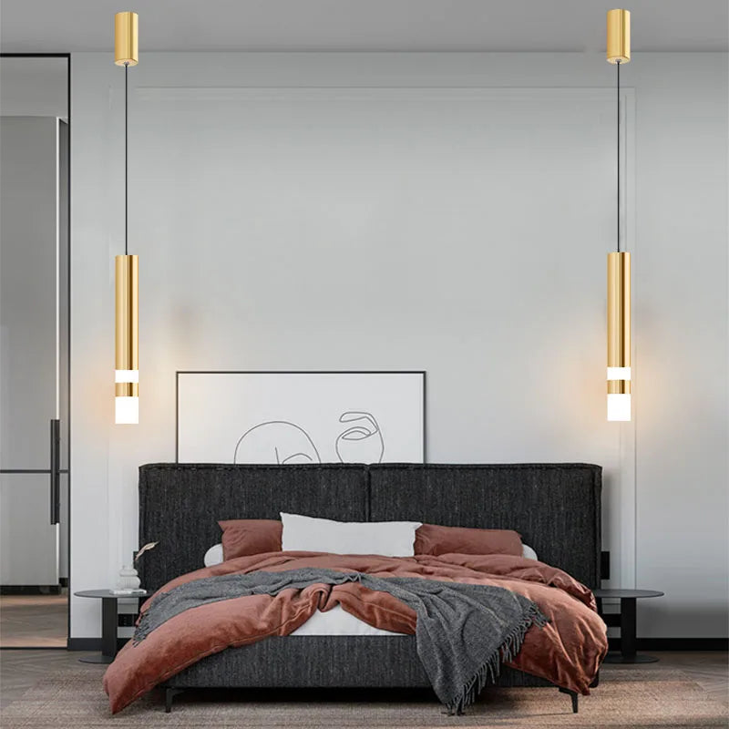 minilampe suspendue plafond chambre led décor - vue 5 sur 16