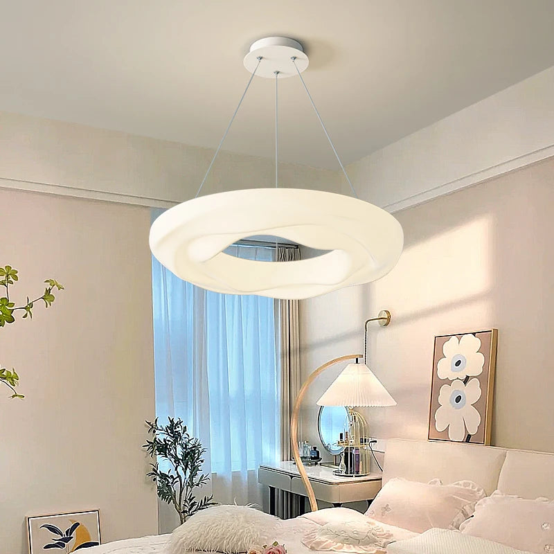 lustres style crème à spectre complet lampes créatives protection des yeux - vue 4 sur 12