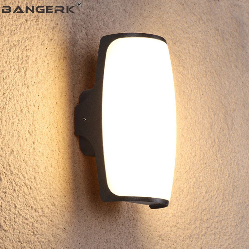 applique murale led étanche en aluminium pour jardin - vue 3 sur 15
