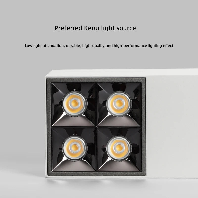 projecteurs led 	montés en surface avec gradation intelligente - vue 5 sur 10