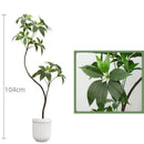 Large Artificial eucalyptus Plant Green Leaf Banyan Tree for Garden Outdoor, Living Room Aisle Home Decoration 104 cm