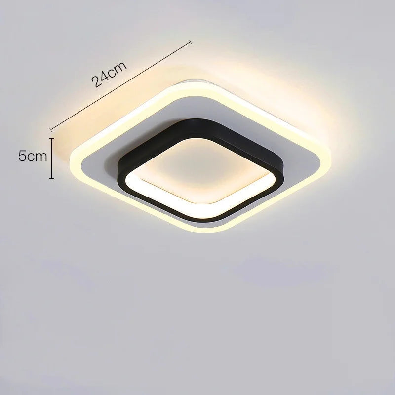 plafonnier led moderne design nordique éclairage créatif unique - vue 6 sur 8