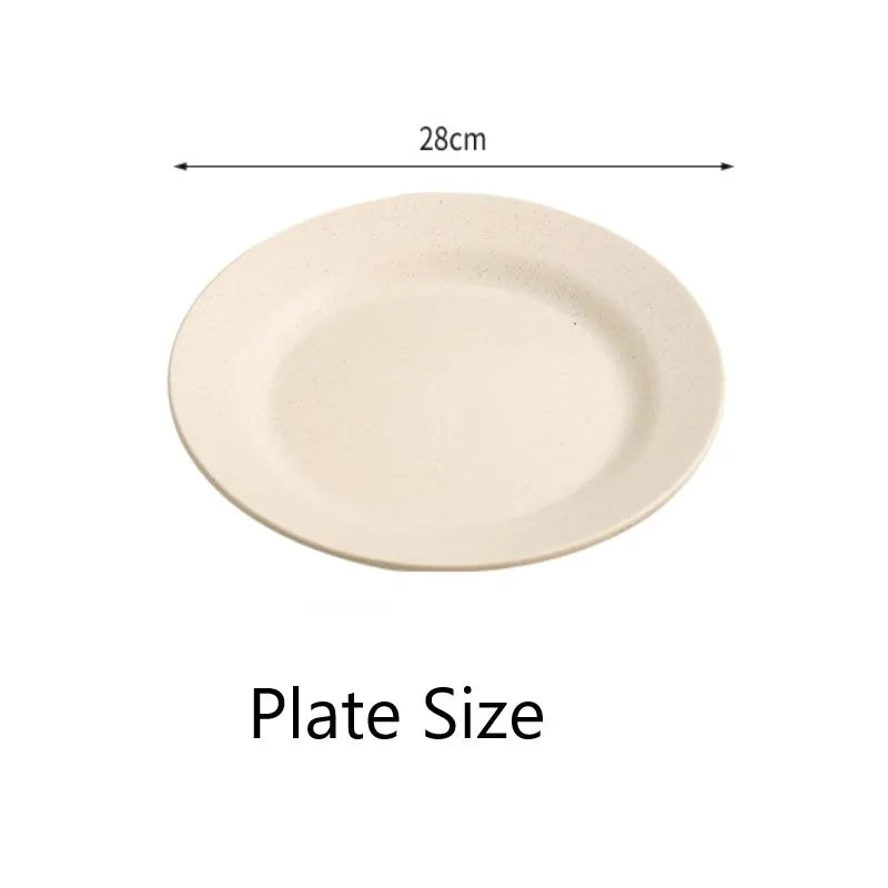 Assiettes nordiques polypropylène légères réutilisables pour cuisine - vue 4 sur 7