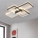 plafonnier led moderne design rectangulaire minimaliste lumineux