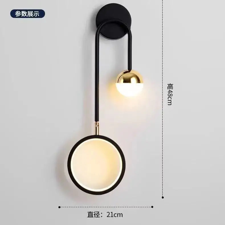 applique murale spot led en métal pour intérieur décoratif - vue 9 sur 13