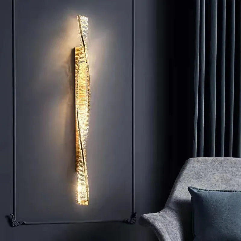 lustre en cristal à led design moderne pour restaurant et salle à manger - vue 6 sur 11