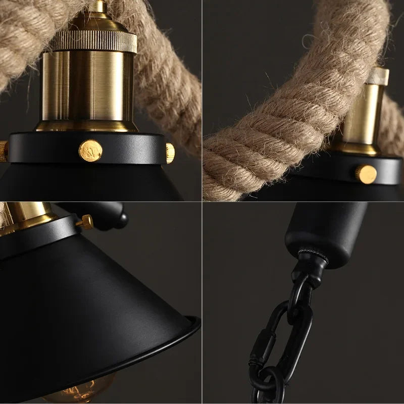 suspension vintage style campagnard pour un éclairage chaleureux - vue 7 sur 8