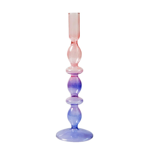 bougeoir en verre pour décorations de fête et mariage - vue 13 sur 16