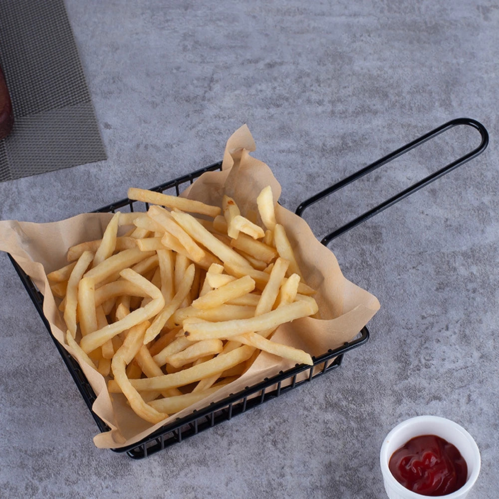 panier à frites en acier inoxydable pour aliments frits - vue 7 sur 14