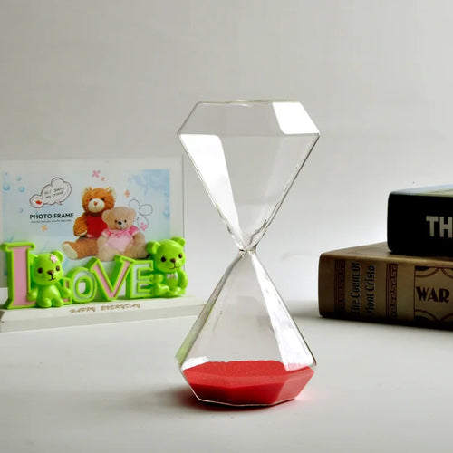sablier en diamant 5 minutes idéal pour enfants décoration originale - vue 17 sur 16