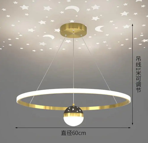 suspension design ronde en led pour décoration moderne - vue 9 sur 12
