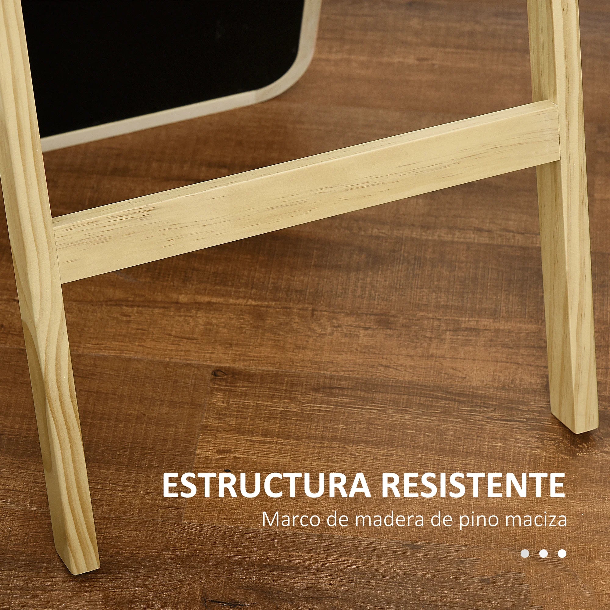 miroir sur pied en bois avec support élégant pour intérieur - vue 7 sur 7