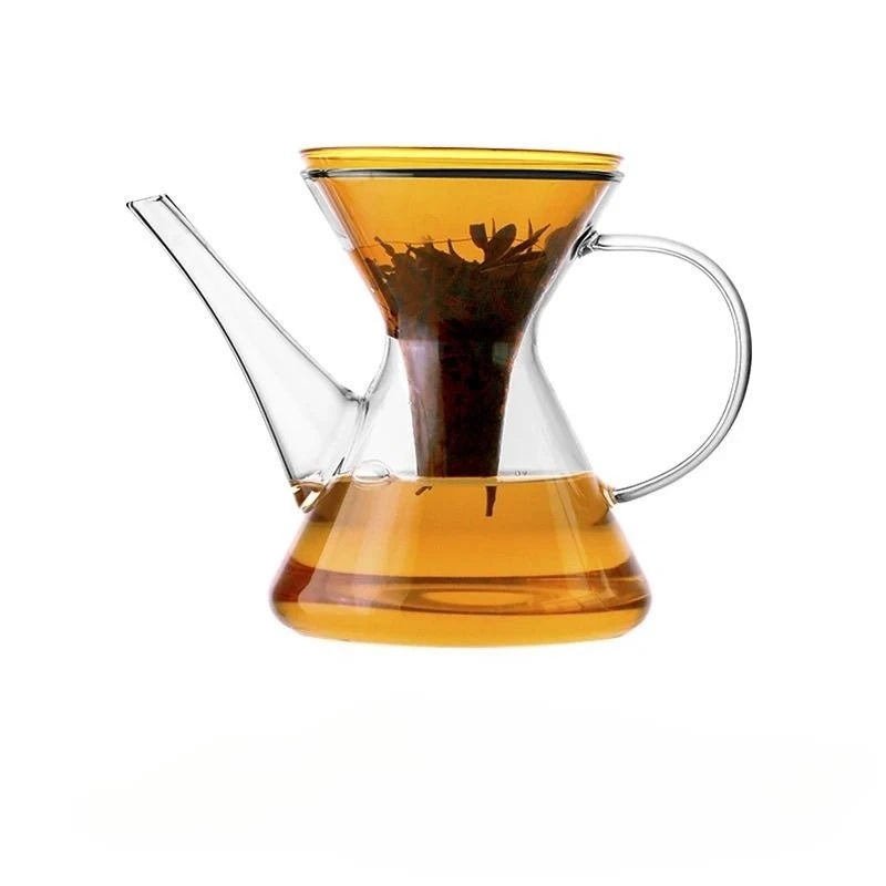 Théière kung fu verre infusion rapide avec filtre - vue 6 sur 7