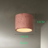 Wabi-sabi résine plafonnier LED nordique salon couloir plafonnier pour la maison salon cuisine Downlight décoration