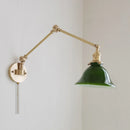 applique murale iwhd en cuivre rotative avec bras long pivotant