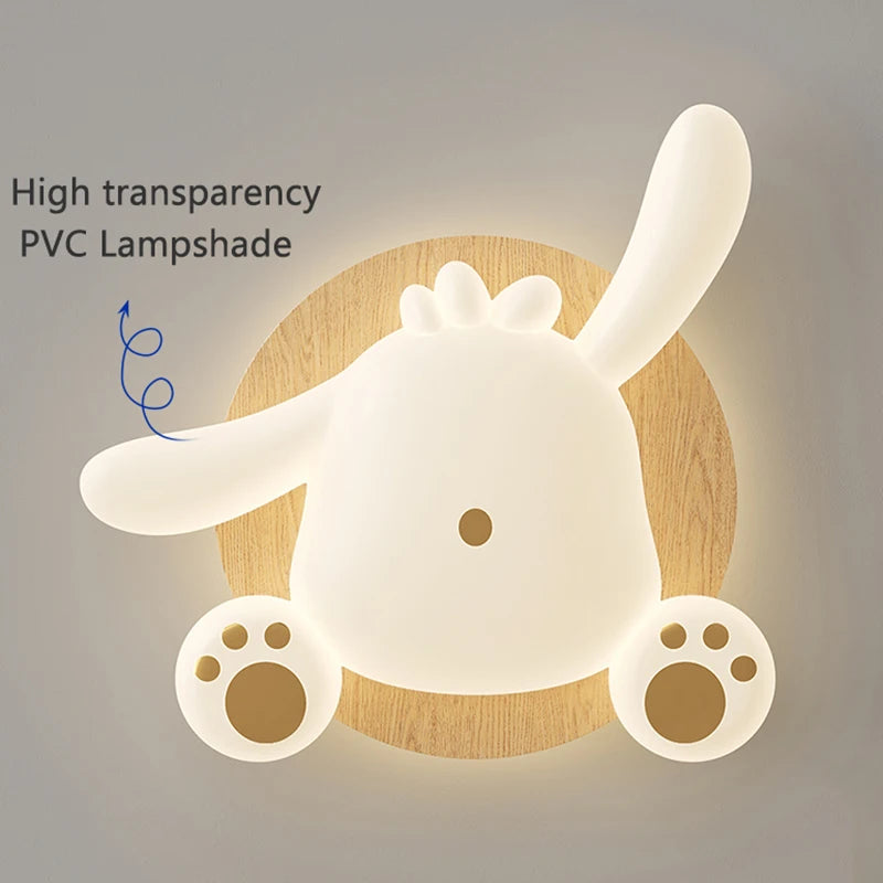 lustre moderne animal pour enfant en forme d'ours avec griffe - vue 7 sur 8