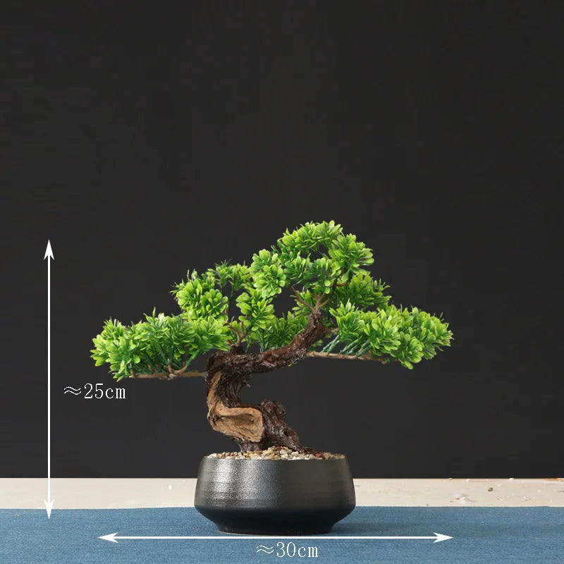 faux arbre bonsaï pour décoration intérieure et aménagement paysager - vue 4 sur 36