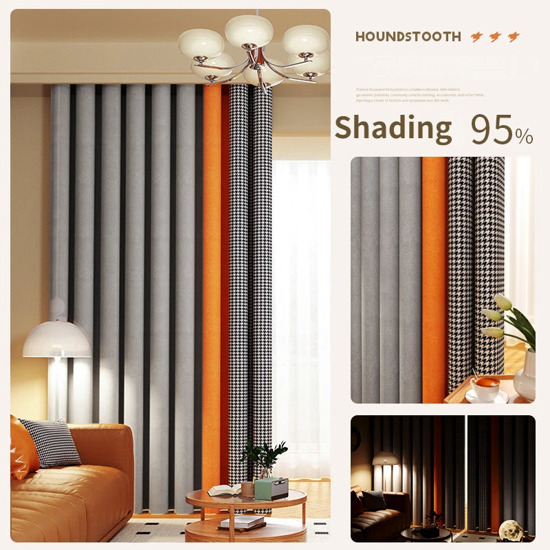 Rideau occultant moderne minimaliste pour salon et chambre - vue 8 sur 10