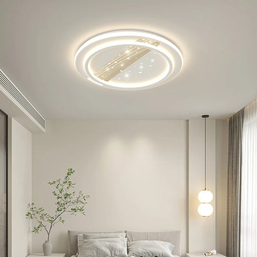 Modern minimalist ceiling light for decorative indoor lighting - vue 4 sur 10