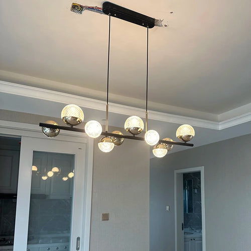 Lustre Décor moderne éclairage intérieur lumières LED - vue 6 sur 8