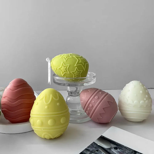 moule à bougie en silicone pour œufs de pâques à créer soi-même - vue 5 sur 21