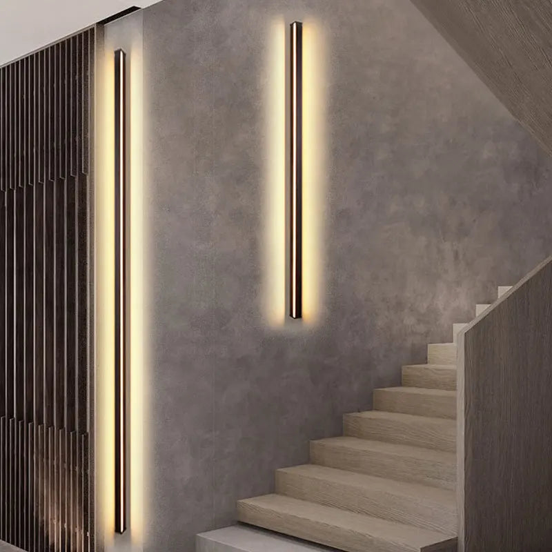 applique murale led cuboïde minimaliste en aluminium avec télécommande gradation - vue 6 sur 22