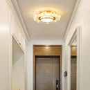 lustre moderne led en verre cristal pour décoration maison