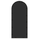 Black Garden Mirror 100x45 cm Outdoor Use, Home Decoration Wall Wall Decoration Living Room Decoration