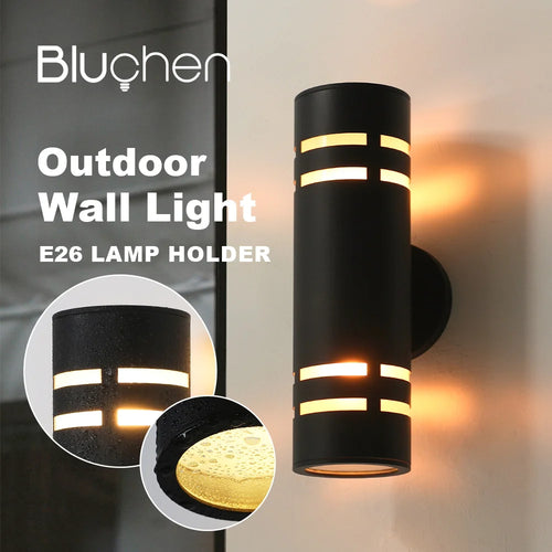 applique murale led extérieure en acier inoxydable pour éclairage moderne