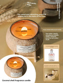 coffret cadeau bougie parfumée noix de coco souvenir de noël